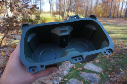 Oversize Cup Holder with Tray (2016-2023 Tacoma) - ARMY GREEN
