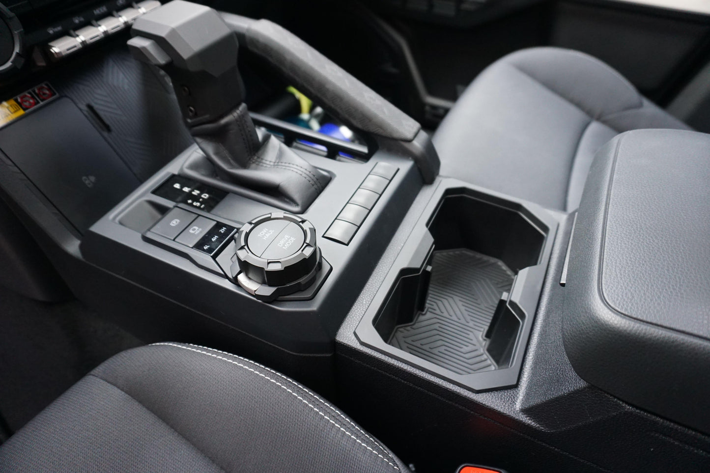 Oversize Cup Holder (2024+ Tacoma) - LUNAR ROCK/BLACK