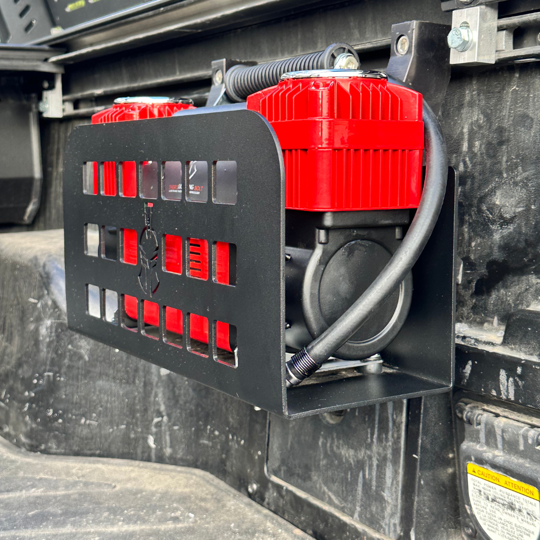 Thor's Lightning Refuge MOLLE Portable Air Compressor Mount for Toyota Tacoma 2005-2023 and Toyota Tundra 2007-Present