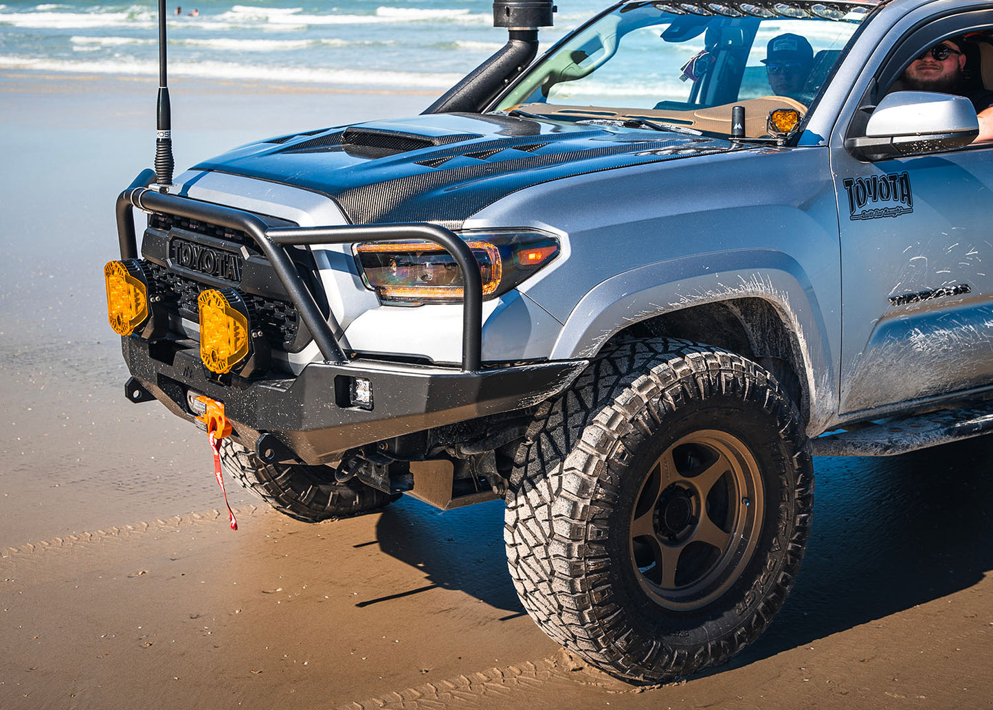 Hi-Lite Overland Toyota Tacoma Front Bumper 3rd Gen (2016-2023) [Bull Bar]