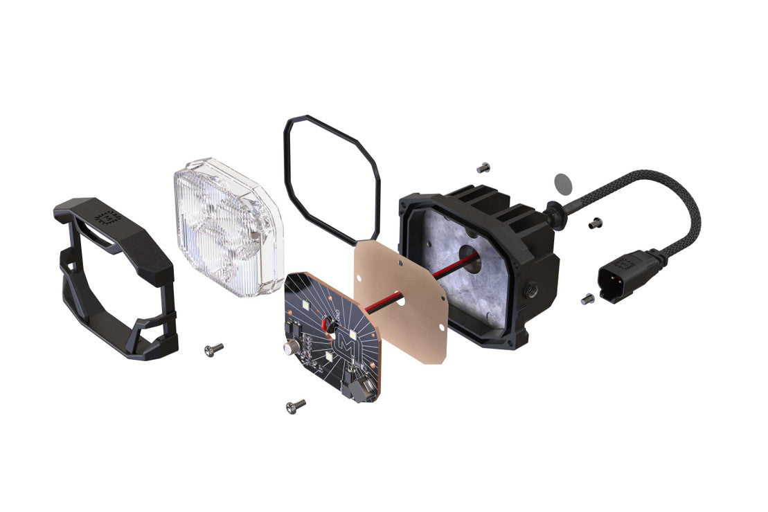 Morimoto 4Banger LED Ditch Light System: Toyota Tacoma (05-15)