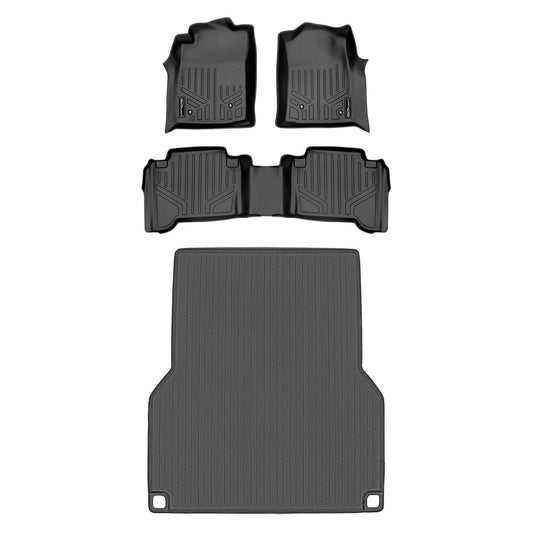 SmartCoverage™ Custom Fit Floor Liners For 2005-2011 Toyota Tacoma Double Cab (No Manuals)
