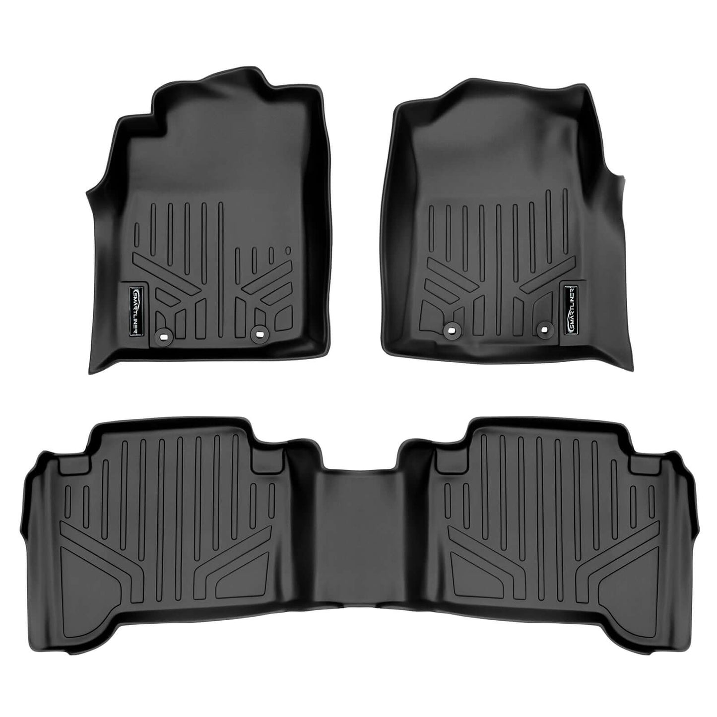 SmartCoverage™ Custom Fit Floor Liners For 2012-2015 Toyota Tacoma Double Cab
