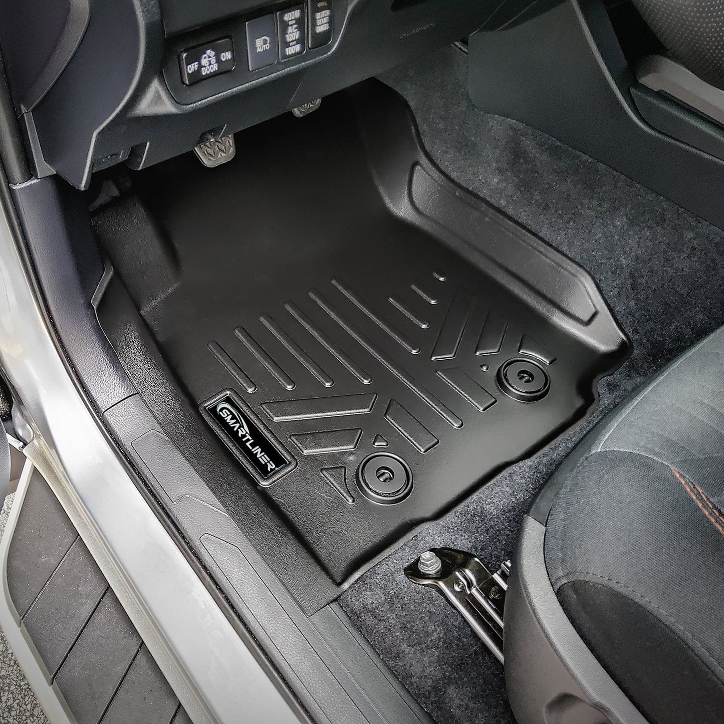 SmartCoverage™ Custom Fit Floor Liners For 2018-2023 Toyota Tacoma Double Cab (Manual Transmission)