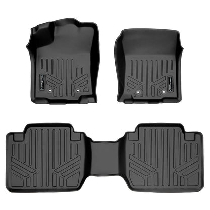 SmartCoverage™ Custom Fit Floor Liners For 2018-2023 Toyota Tacoma Access Cab (Automatic Transmission)