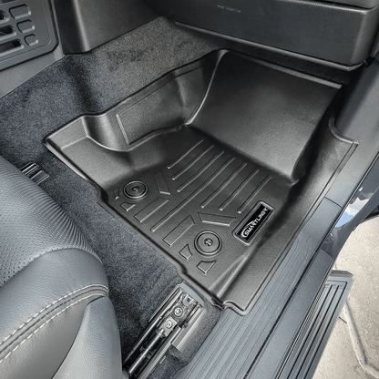 SMARTLINER All Weather Custom Fit Floor Liner Compatible With 2024-2025 Toyota Tacoma Double Cab (Only Fits with 2nd Row Under Seat Storage)