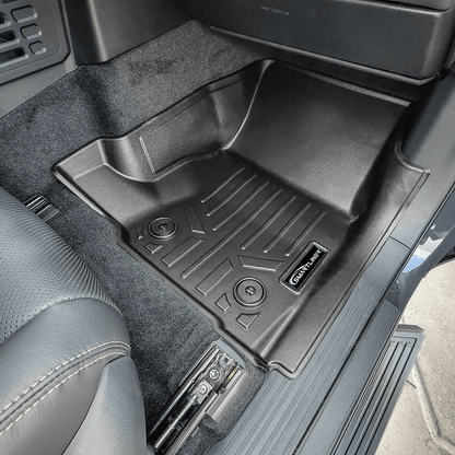 SMARTLINER All Weather Custom Fit Floor Liner Compatible With 2024-2025 Toyota Tacoma Double Cab (Only Fits with 2nd Row Under Seat Storage)