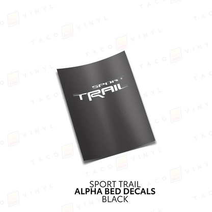 Alpha Bed Decals