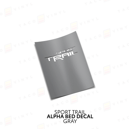 Alpha Bed Decals