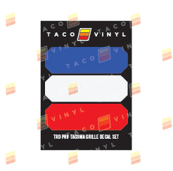 Tacoma Pro Grille Decals