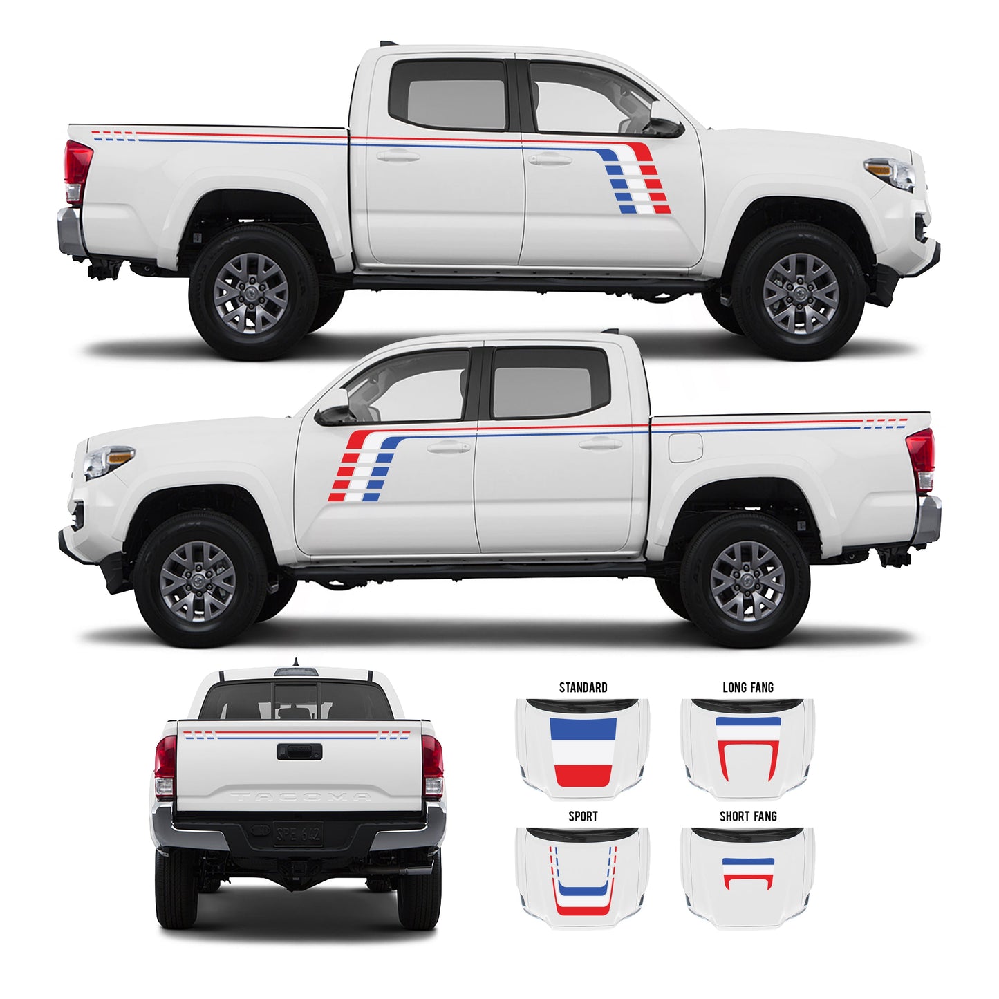 2016-23 Tacoma Checkered Stripe Kit