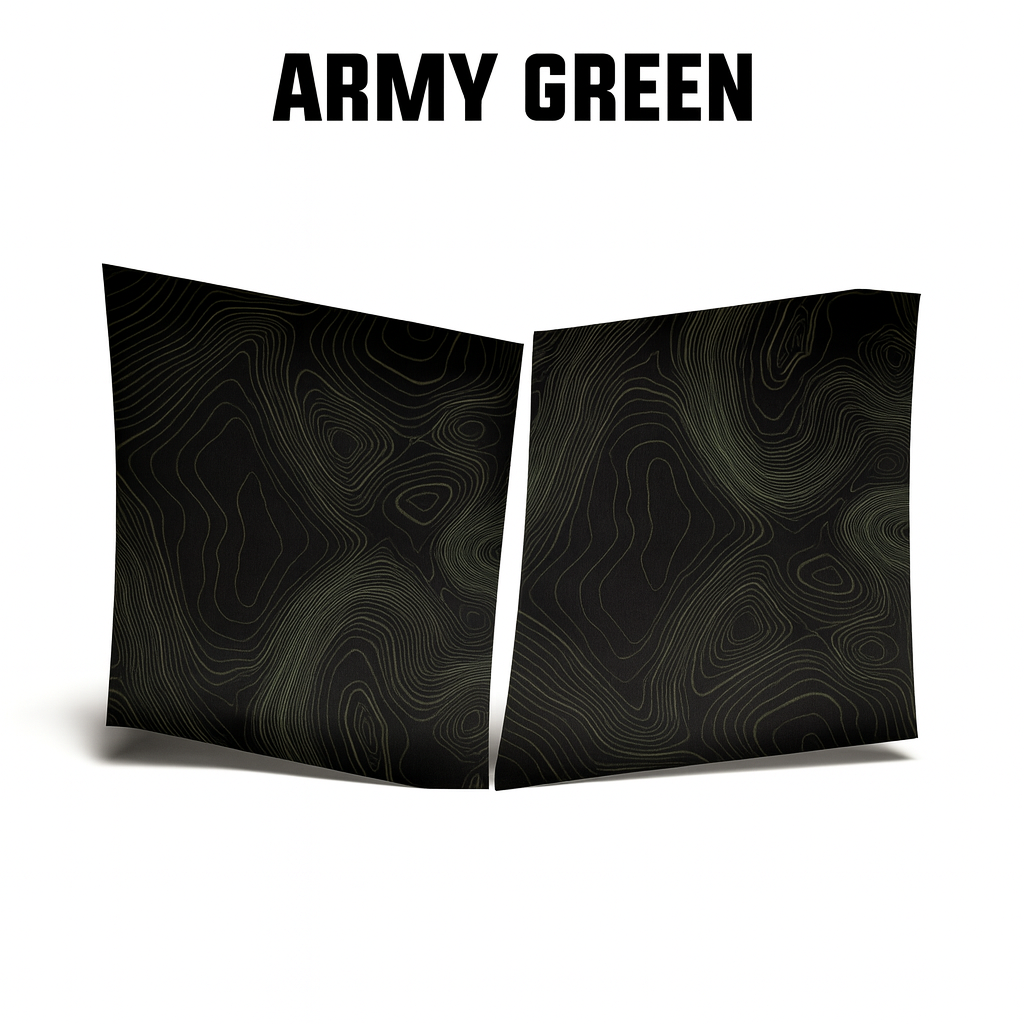 Topographic Seatbelt Panel Protection - 2024+ Tacoma / 2025+ 4Runner