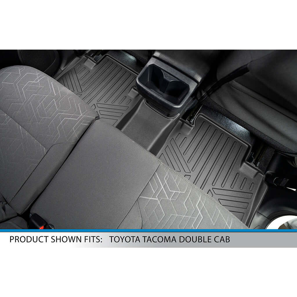 SmartCoverage™ Custom Fit Floor Liners For 2016-2017 Toyota Tacoma Double Cab