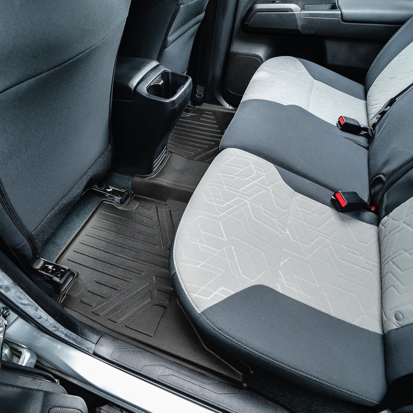 SmartCoverage™ Custom Fit Floor Liners For 2018-2023 Toyota Tacoma Double Cab (Manual Transmission)
