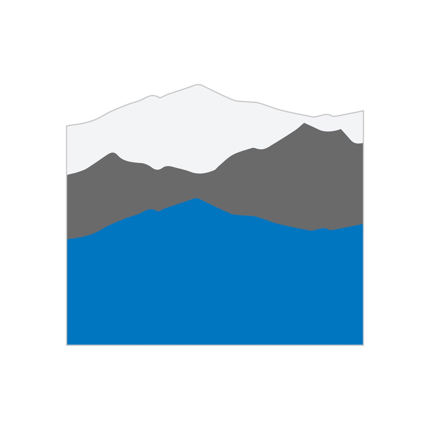 Sunset Mountain Decal