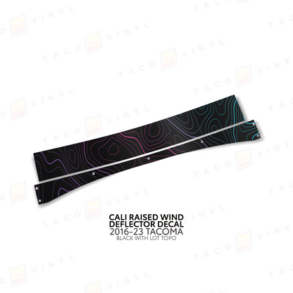 Cali Raised Wind Deflector Decal
