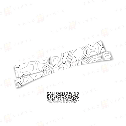 Cali Raised Wind Deflector Decal