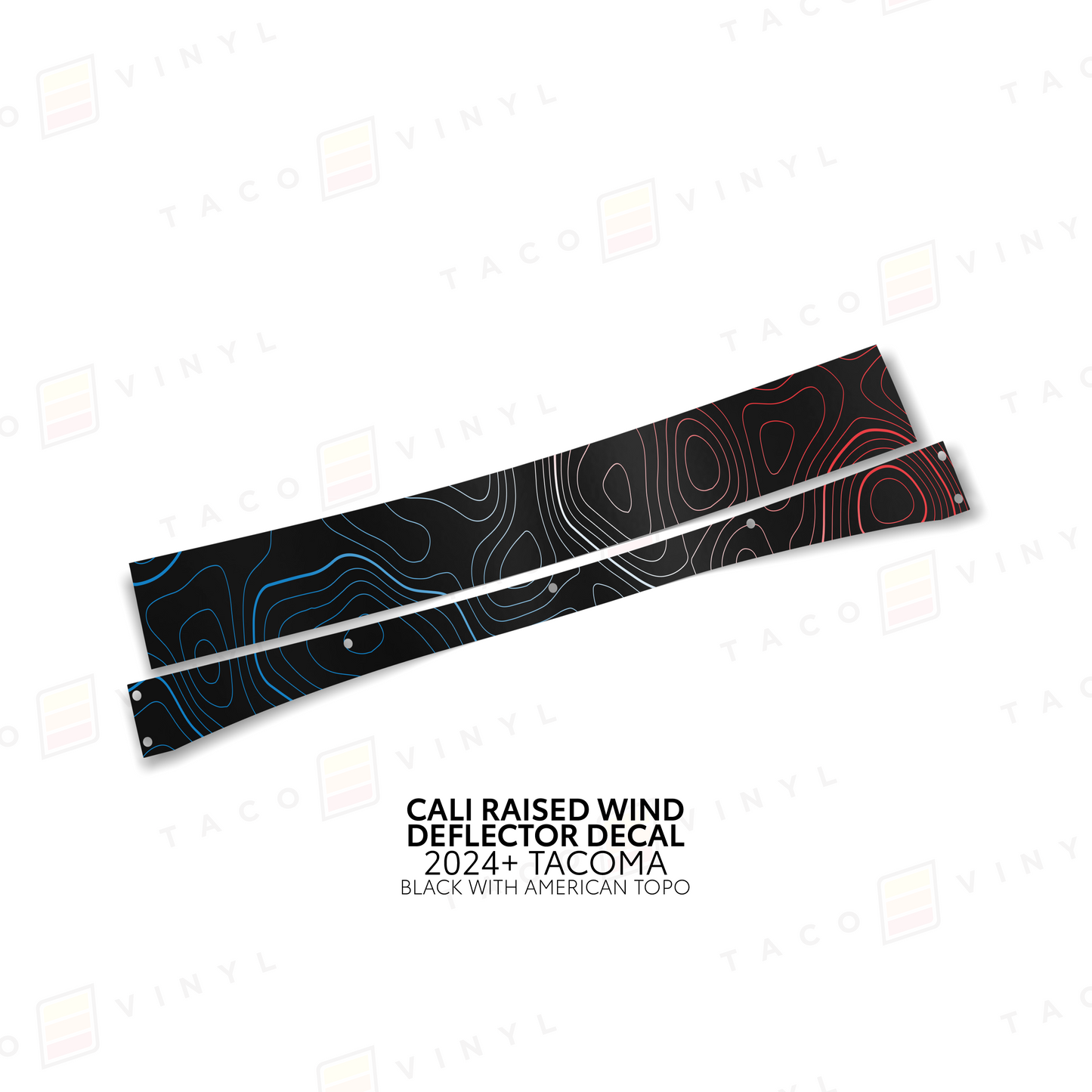 Cali Raised Wind Deflector Decal