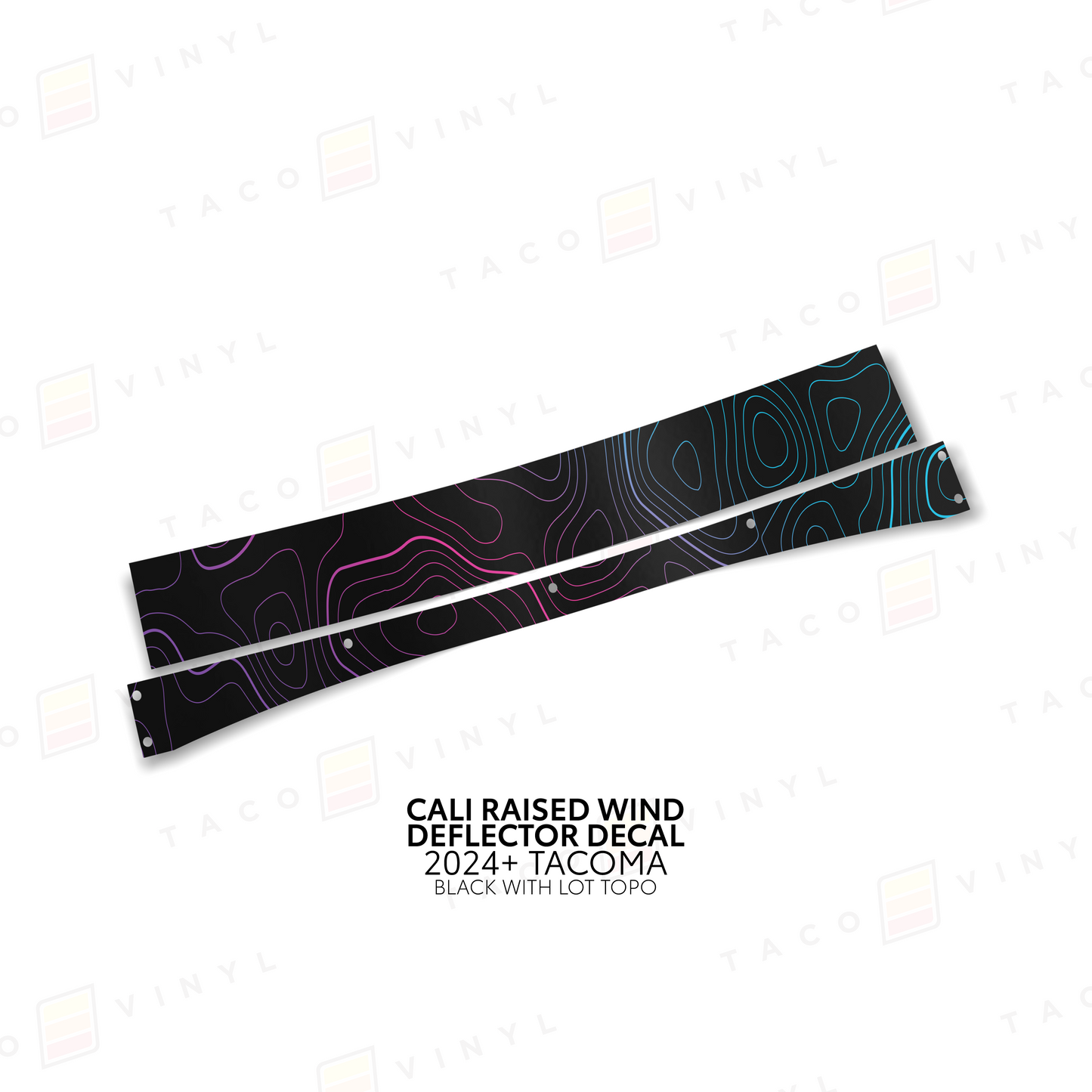 Cali Raised Wind Deflector Decal