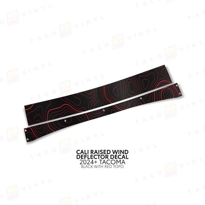 Cali Raised Wind Deflector Decal