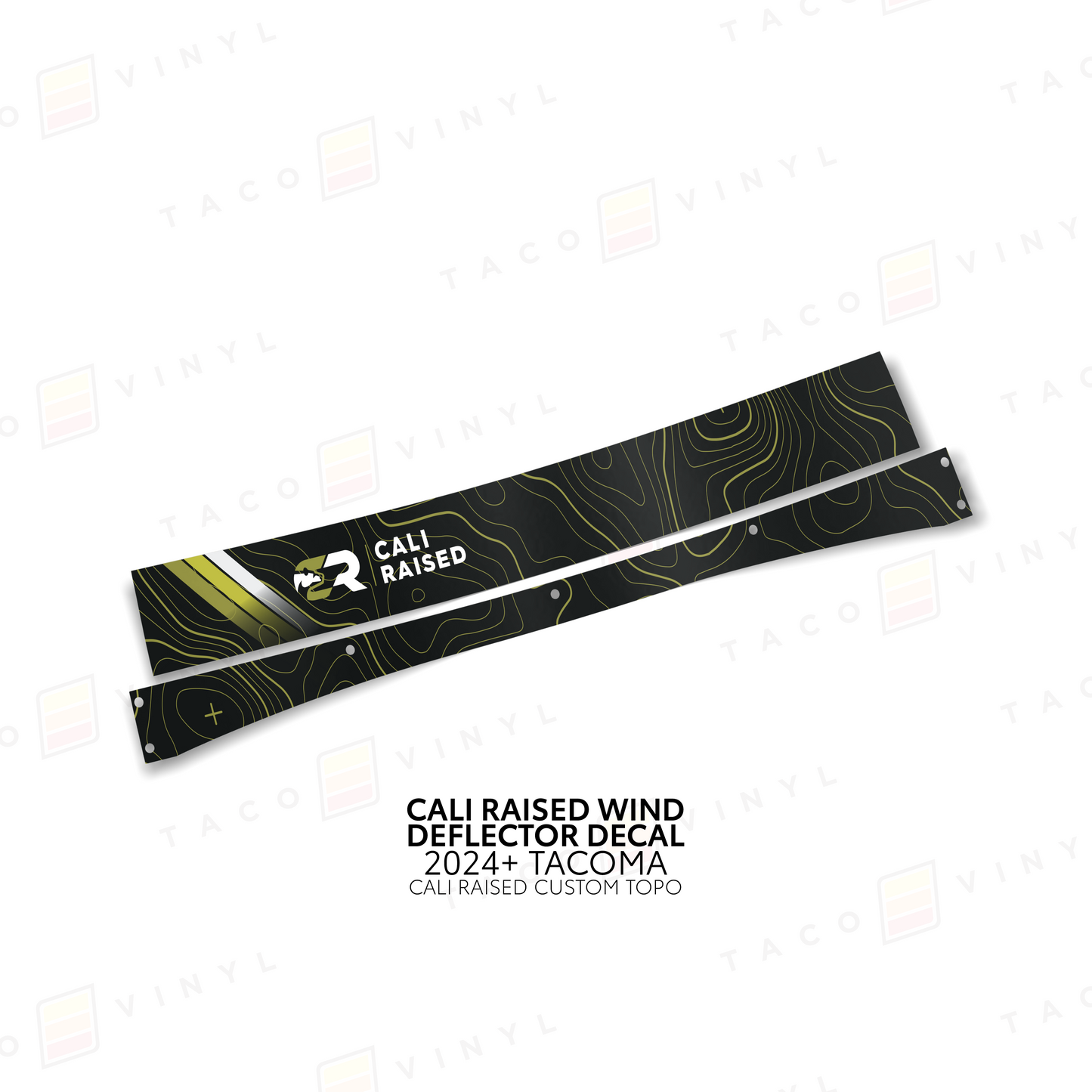 Cali Raised Wind Deflector Decal