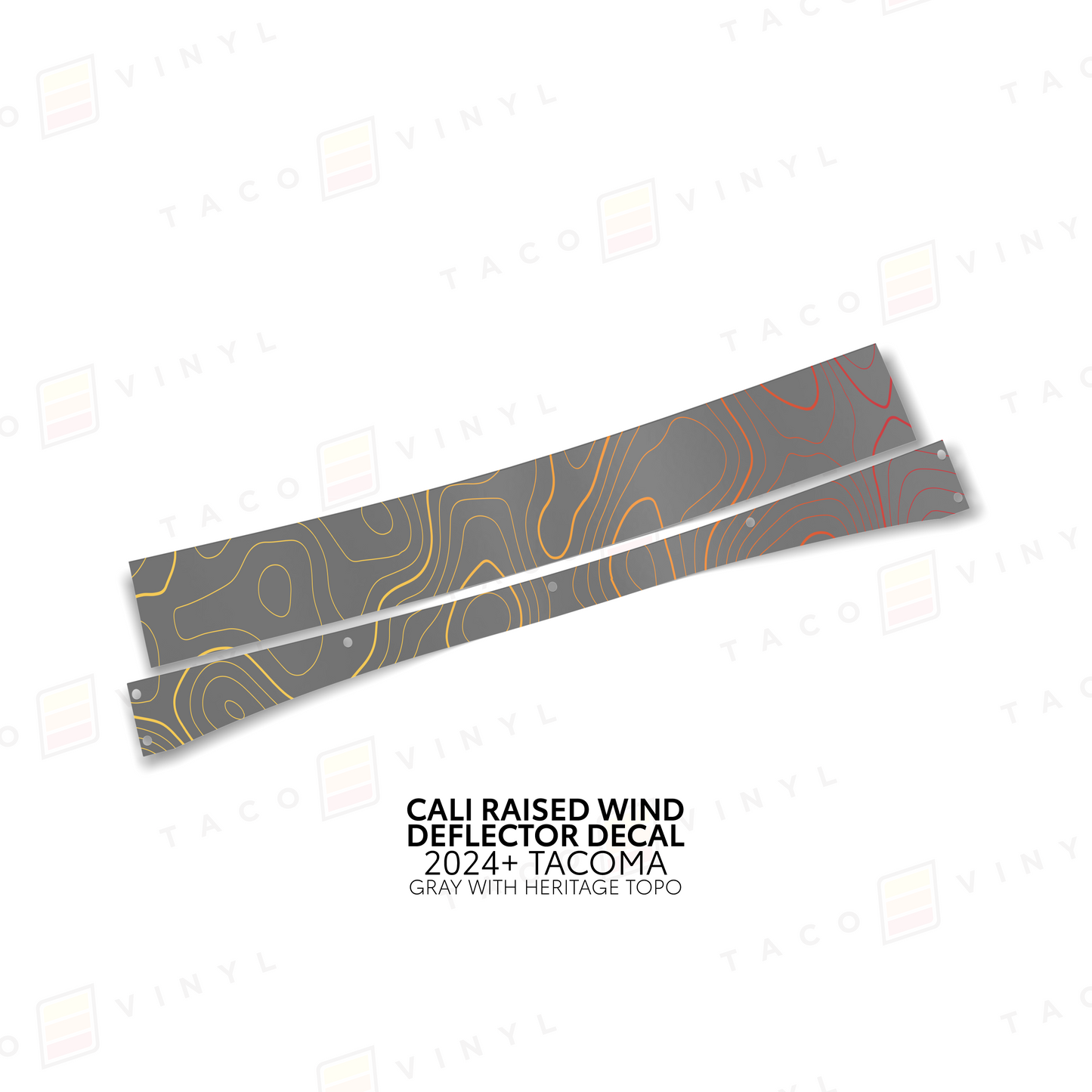 Cali Raised Wind Deflector Decal