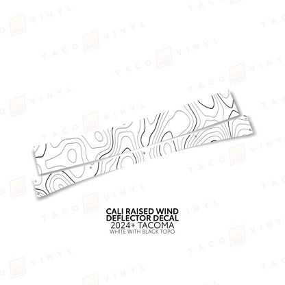 Cali Raised Wind Deflector Decal