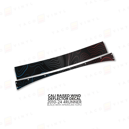 Cali Raised Wind Deflector Decal