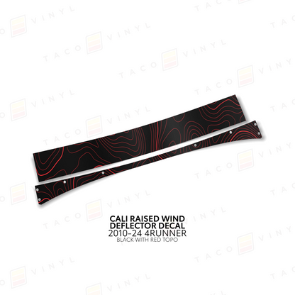 Cali Raised Wind Deflector Decal
