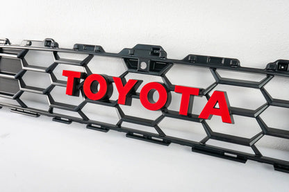 TOYOTA Front Grille Acrylic Emblem Overlays - 2025+ 4Runner TRD Pro / Trailhunter