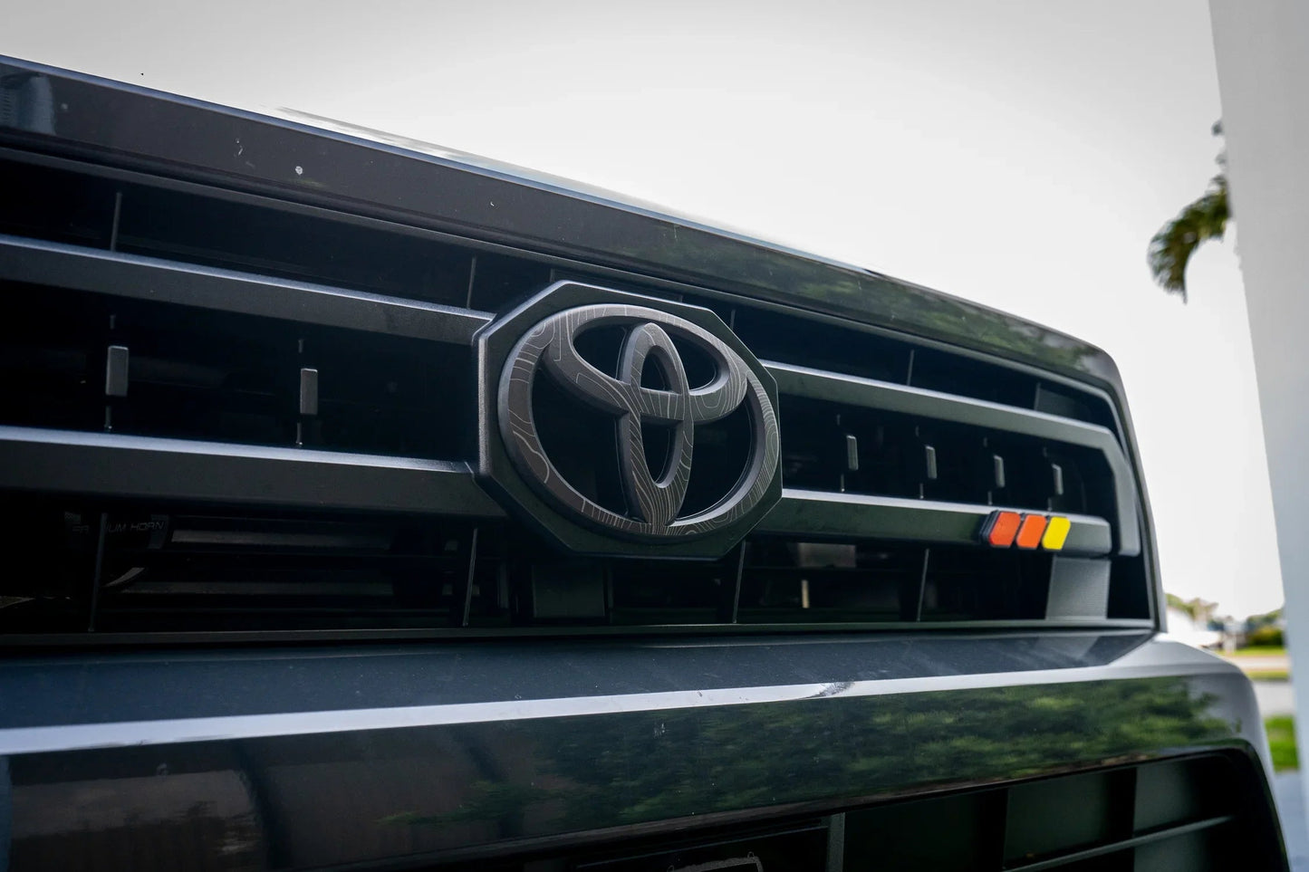 Front OEM Cover Topographic Overlays - *2024+ Tacoma / *2025+ 4Runner