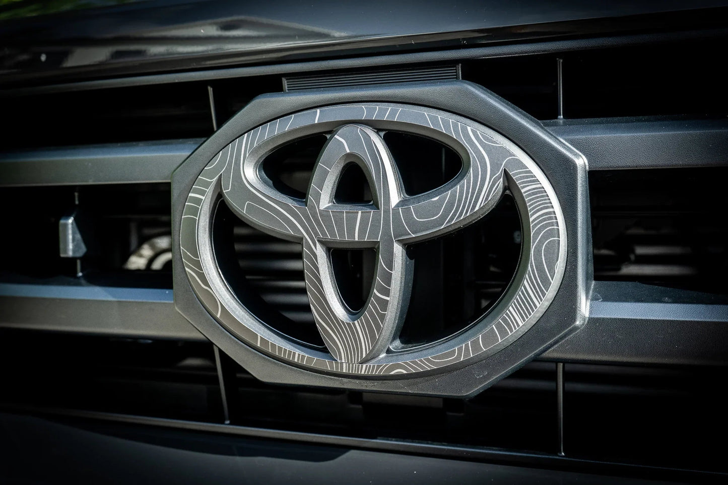 Front OEM Cover Topographic Overlays - *2024+ Tacoma / *2025+ 4Runner