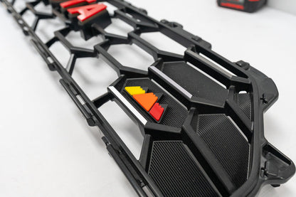 StickerFab Tri Color TRD Style Grille Emblem Version 2- 2024+ Tacoma / 2025+ 4Runner