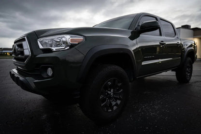 Distressed American Flag Front Sidemarker Overlays - 2016-2023 Tacoma Halogen