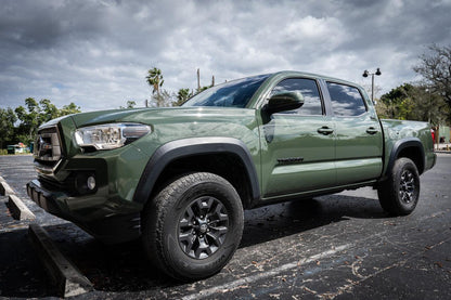 Distressed American Flag Front Sidemarker Overlays - 2016-2023 Tacoma Halogen