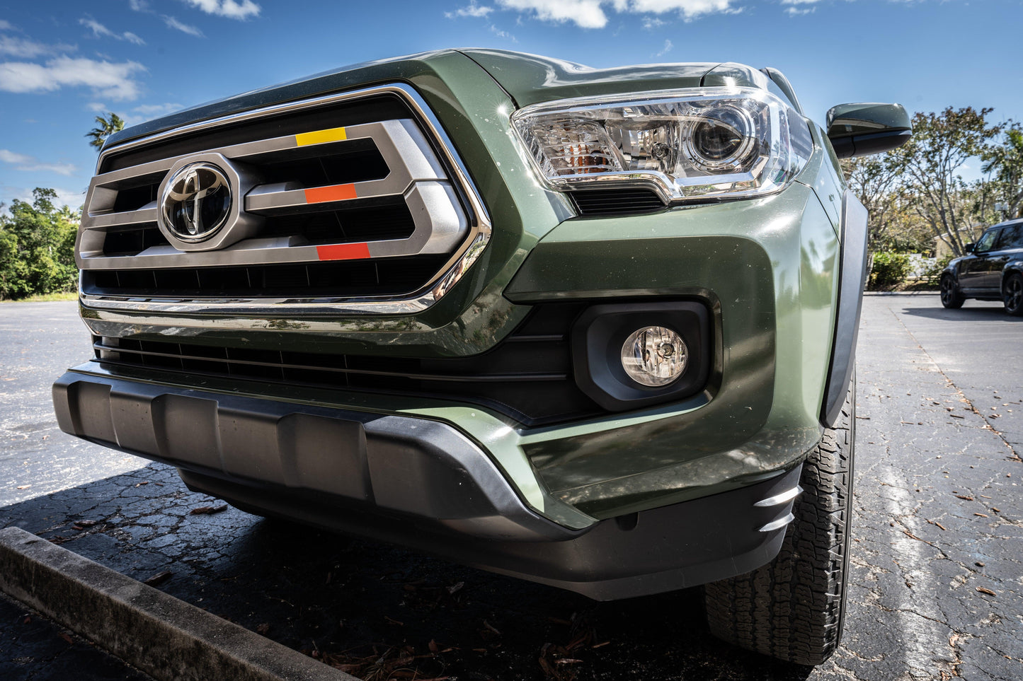 TRD Style Heritage Tri Bar Grille Overlays - 2016-2023 Tacoma