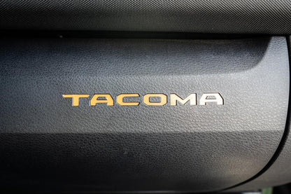 Glove Box "TACOMA" Logo Inlays (Standard Series) - 2016-2023 Tacoma