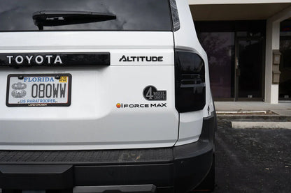 Retro 4 Wheel Drive Two Color Acrylic Emblem - 2024+ Land Cruiser / GX 550 / Tacoma / 2025+ 4Runner