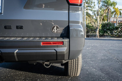 Retro 4 Wheel Drive Two Color Acrylic Emblem - 2024+ Land Cruiser / GX 550 / Tacoma / 2025+ 4Runner