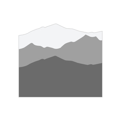 Sunset Mountain Decal