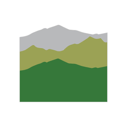 Sunset Mountain Decal