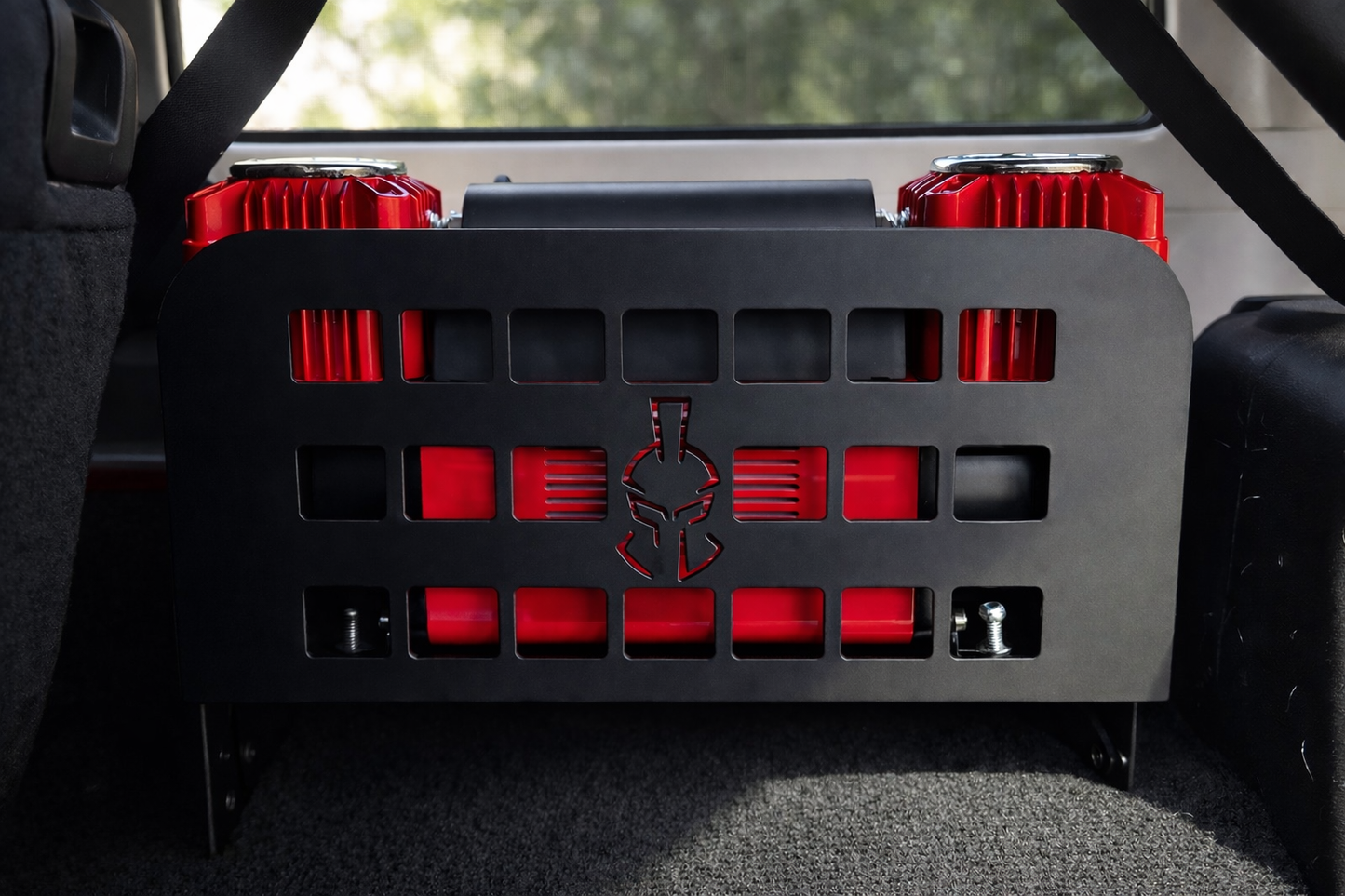 Thor's Lightning Refuge MOLLE Portable Air Compressor Storage Mount for Jeep Wrangler JKU 2007-2018