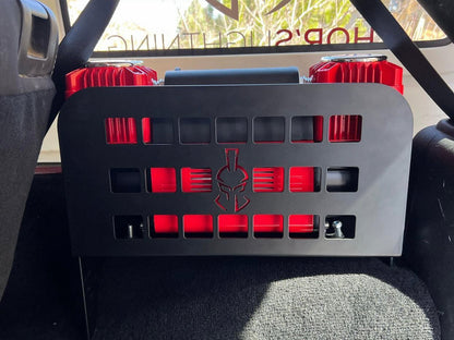 Thor's Lightning Refuge MOLLE Portable Air Compressor Storage Mount for Jeep Wrangler JKU 2007-2018