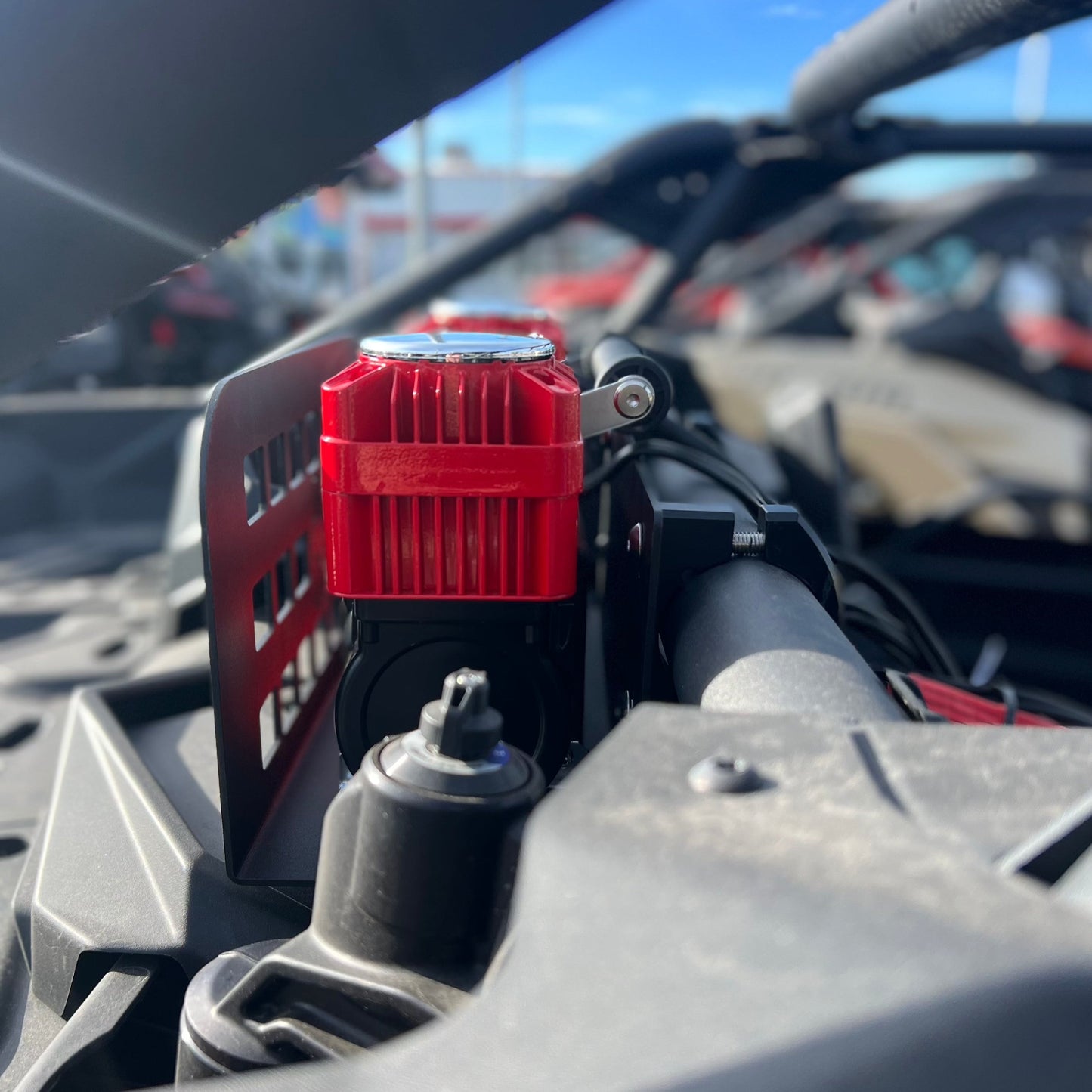 Thor's Lightning Refuge MOLLE Portable Air Compressor Mount for SxS/Can-Am/Polaris