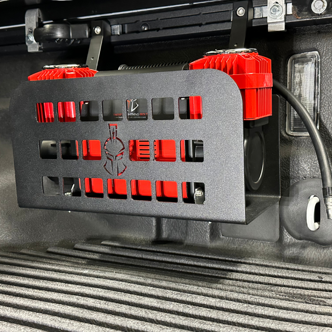Thor's Lightning Refuge MOLLE Portable Air Compressor Mount for Jeep Gladiator JT 2020-Present