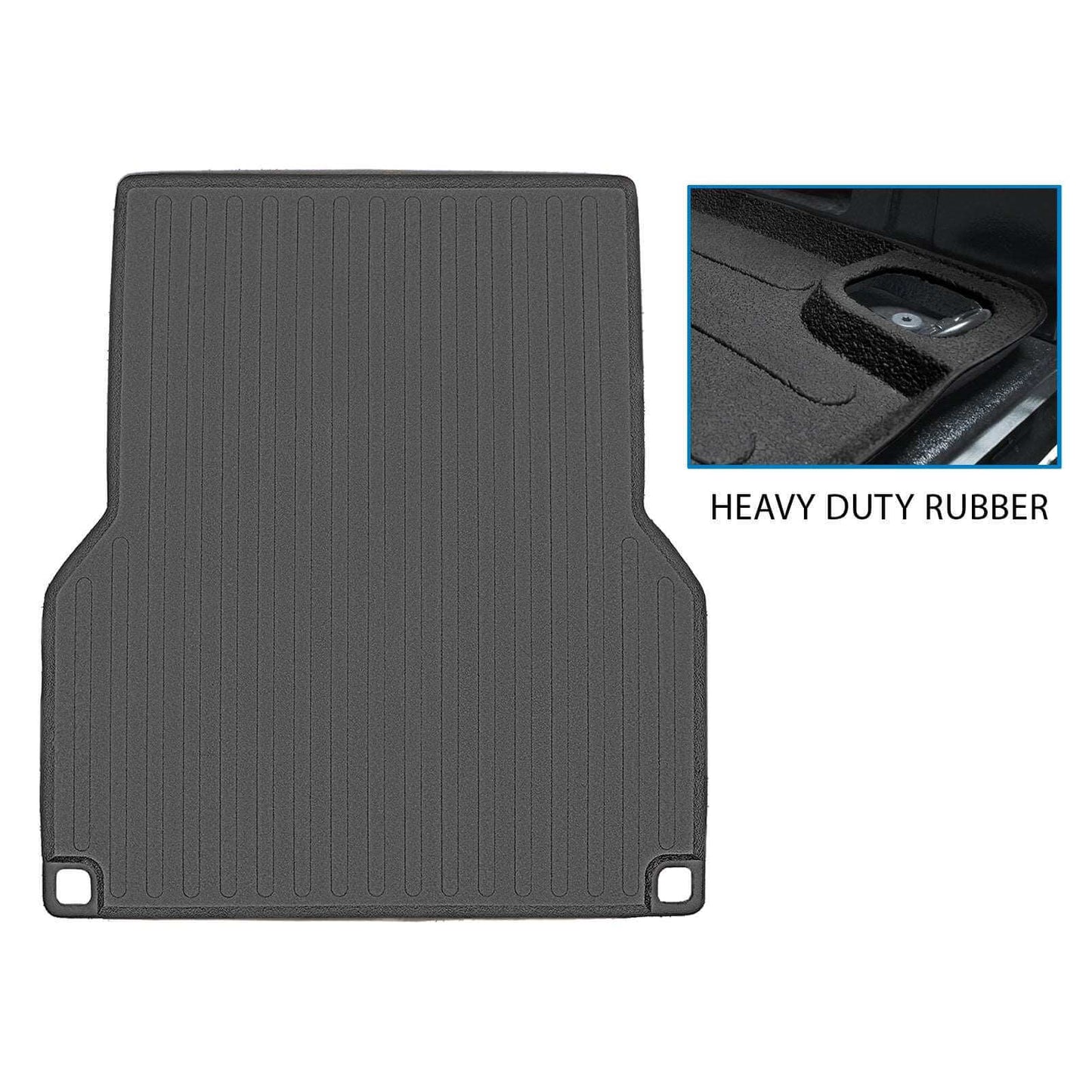 SmartCoverage™ Custom Fit Floor Liners For 2005-2024 Toyota Tacoma Double Cab (5'Bed Size Only)- K0207