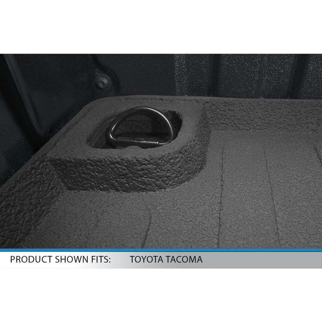 SmartCoverage™ Custom Fit Floor Liners For 2005-2024 Toyota Tacoma Double Cab (5'Bed Size Only)- K0207