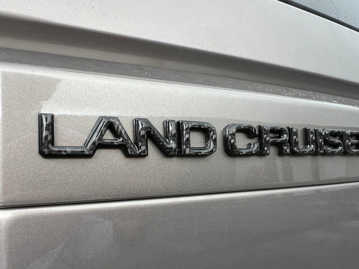 Rear Liftgate Letter Overlays Fits 2024-2026 Toyota Land Cruiser