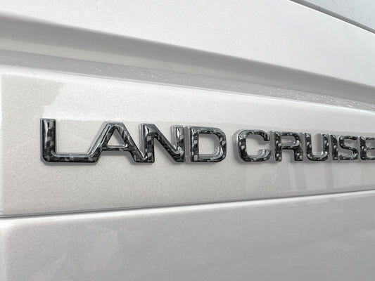 Rear Liftgate Letter Overlays Fits 2024-2026 Toyota Land Cruiser
