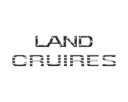 Rear Liftgate Letter Overlays Fits 2024-2026 Toyota Land Cruiser